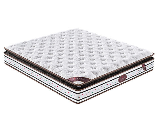 Le matelas organique à haute densité de mousse de coton, OEM a épaissi le Roi Pocket Spring Mattress