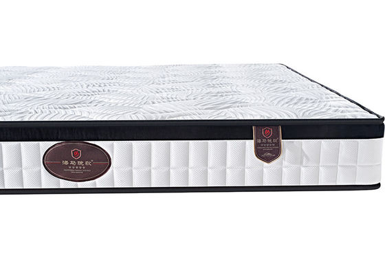 Acarides hypoallergéniques de bas de résilience de double de mémoire de mousse tissu de sommier anti