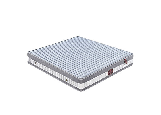Mousse de mémoire de coton et sommier de poche, matelas de 150x200cm avec la fibre de coco de Brown