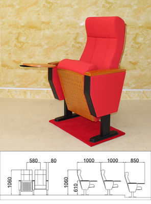 Densité lavable hypoallergénique de Hall Chairs Folding Moistureproof High de cinéma
