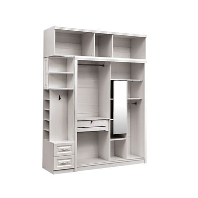 Garde-robe en bois blanche écologique avec la taille lavable 20cm de porte coulissante