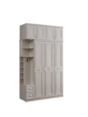 Garde-robe épaissie de 3 portes avec des tiroirs