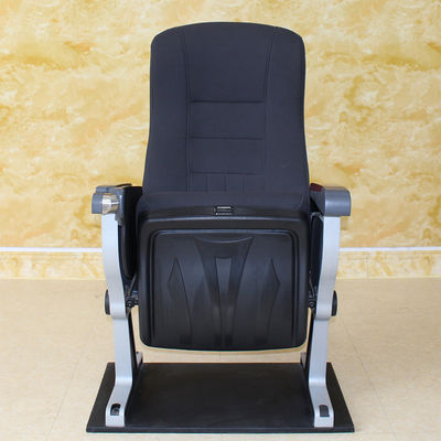 Cinéma à haute densité noir Hall Chairs Adjustable Moistureproof Antistatic de théâtre