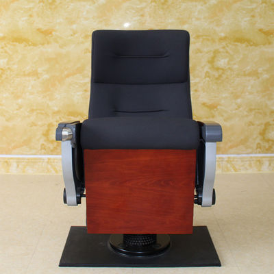 L'unité centrale noire antidéflagrante de Hall Chairs With de cinéma de théâtre écument haute densité pliante