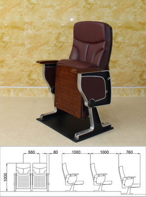Cinéma en bois cramoisi Hall Chairs