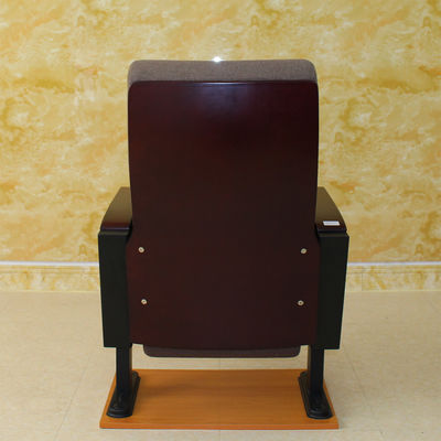 Cinéma rouge hypoallergénique Hall Chairs With Crimson Wood de salle de cinéma lavable