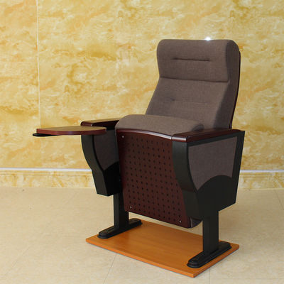 Cinéma rouge hypoallergénique Hall Chairs With Crimson Wood de salle de cinéma lavable