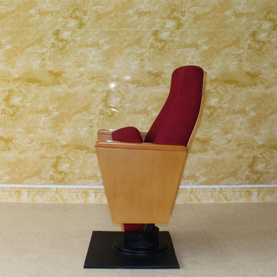 Chaises rouges antistatiques de salle de cinéma de Multiscene, support de tasse se pliant de chaise de cinéma