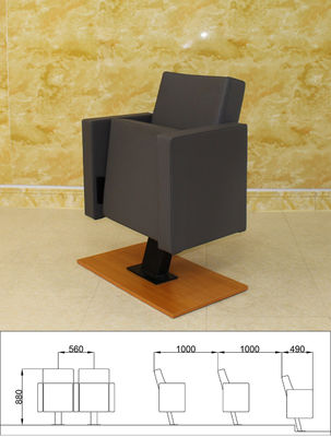 Le cinéma se pliant noir pliant pose des chaises de film avec la haute densité en aluminium de jambe